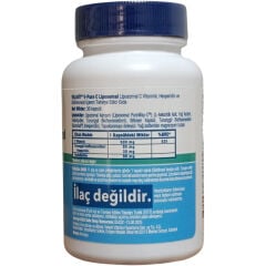 VELAVİT® V-Pure C Liposomal Lipozomal C Vitamini, Hesperidin ve Bioflavonoid İceren Takviye Edici Gıda 30 Kapsül