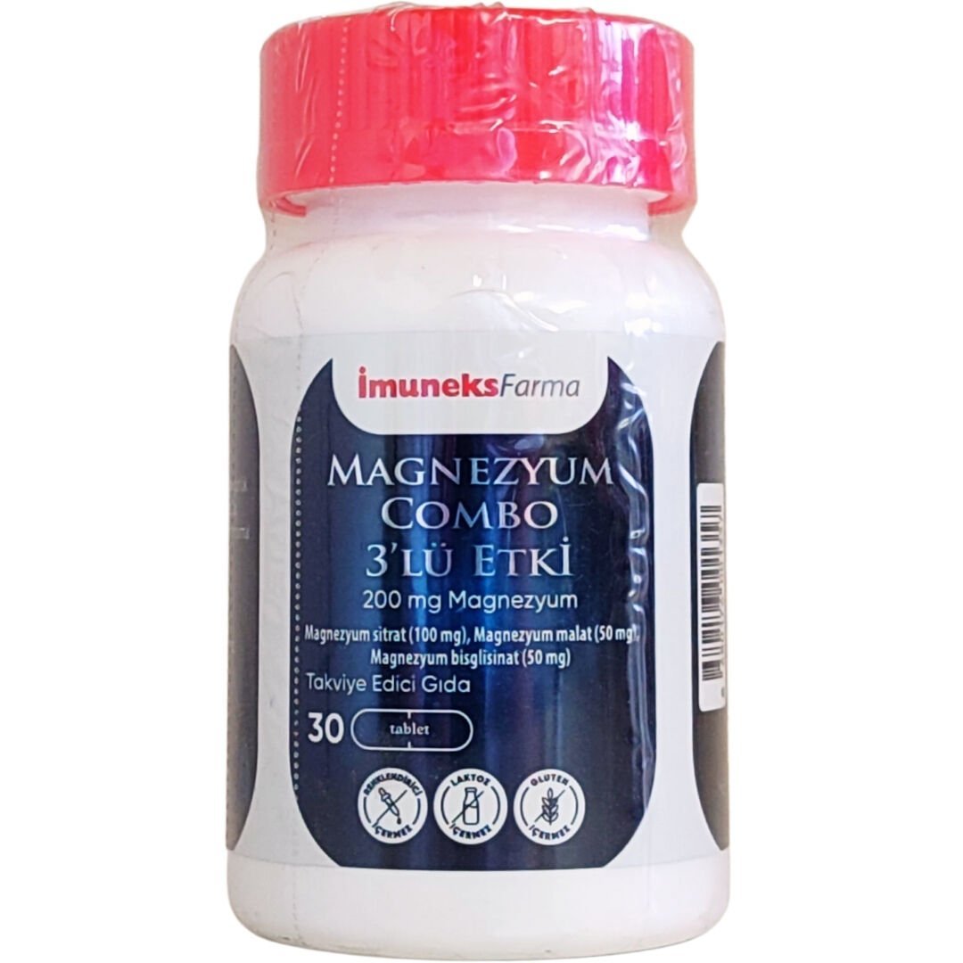İmuneks Magnezyum Combo 3'lü Etki 30 Tablet