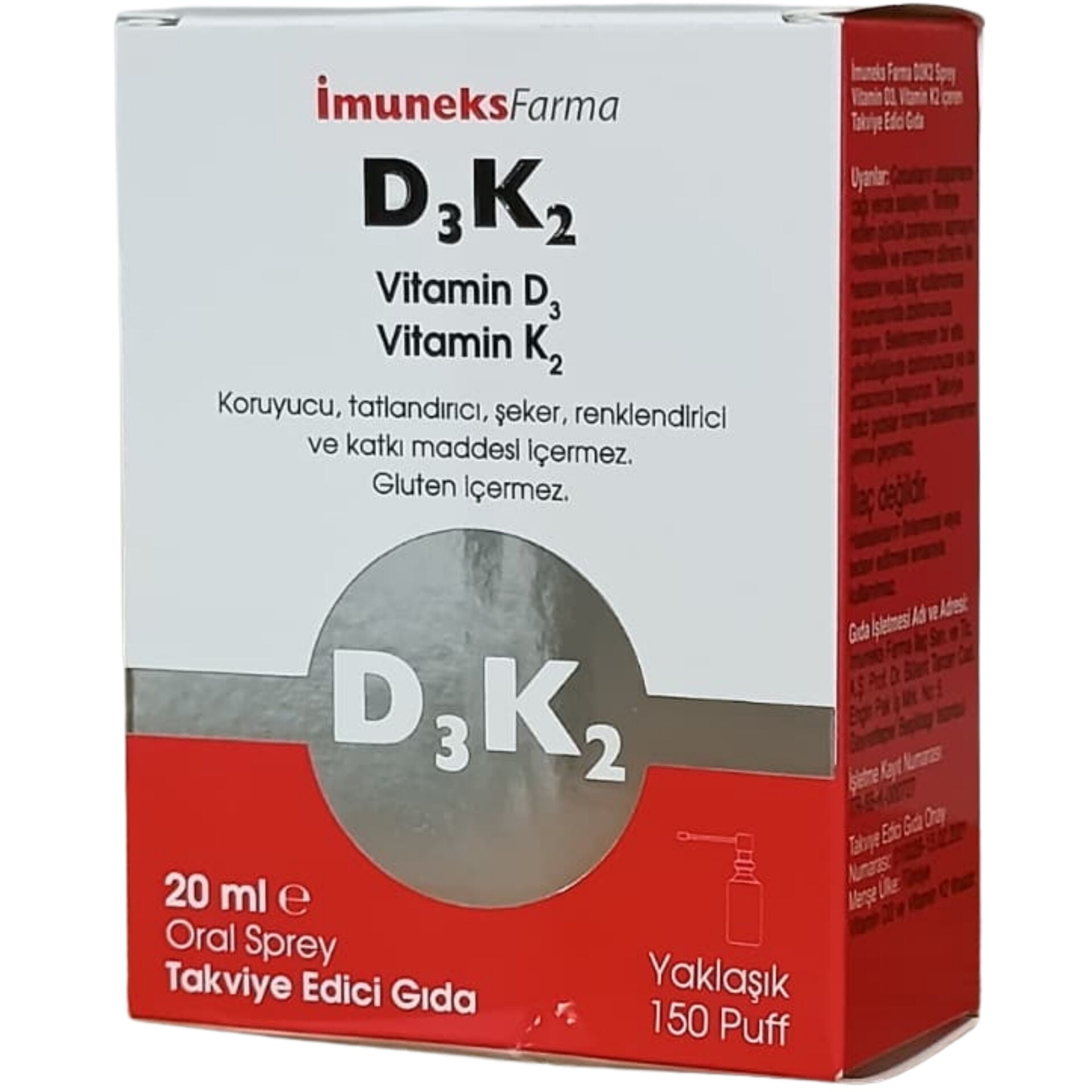 Imuneks Vitamin D3K2 Sprey 20 ml