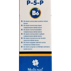 Medicago P-5-P Vitamin B6 10mg 120 Tablet
