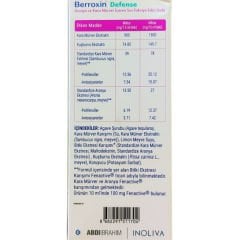 Berroxin Defense Aronya ve Kara Mürver İçeren Sıvı Takviye Edici Gıda 120 ml