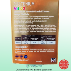 Sustenium Vitamin D3 400IU Sprey 20ml