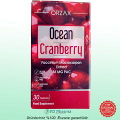 Ocean Cranberry Turna Yemişi Ekstresi 36 mg Pac 30 Kapsül