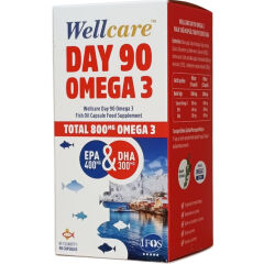Wellcare DAY 90 Omega 3 Takviye Edici Gıda 90 Kapsül
