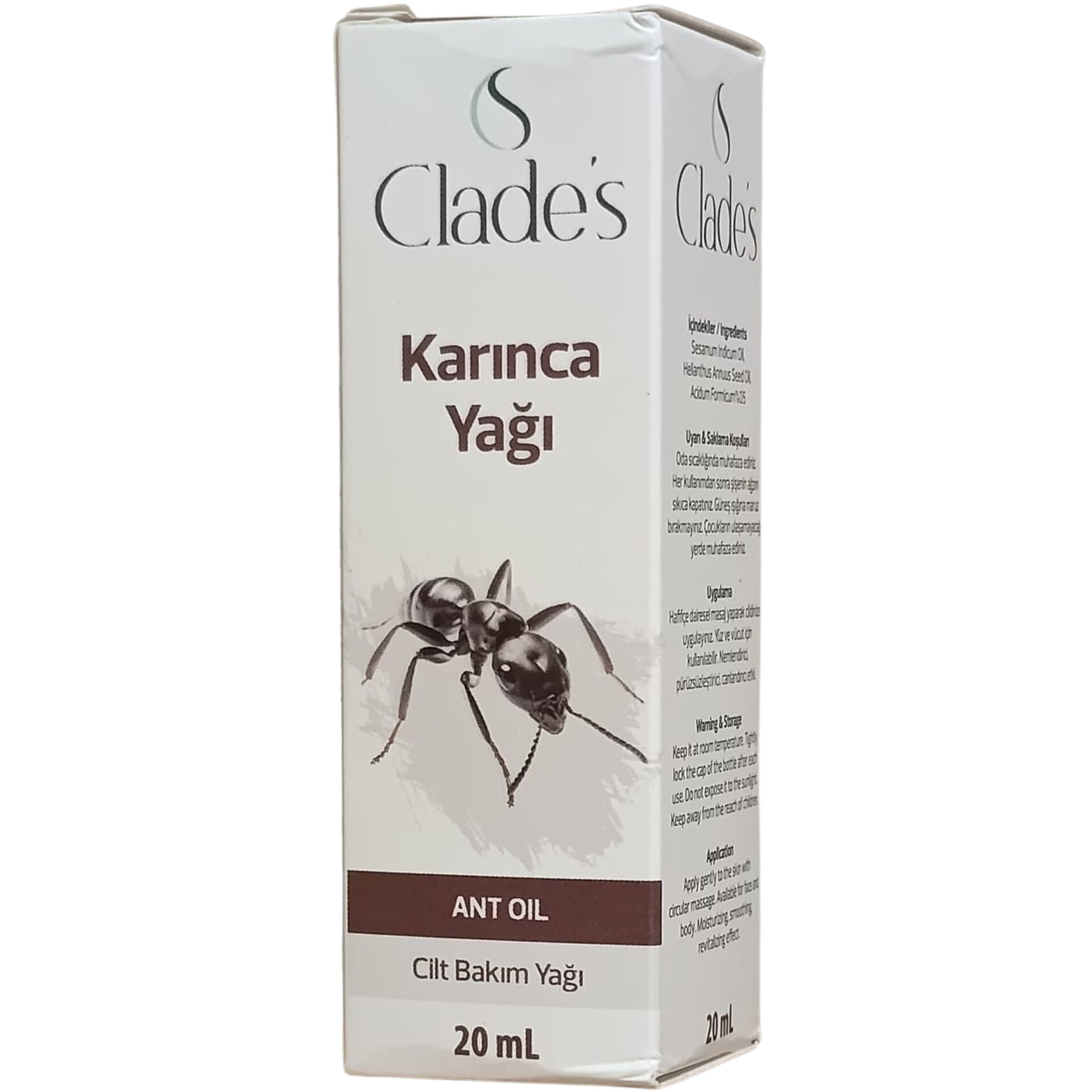 Clade's Karınca Yağı 20 ml