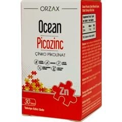 Orzax Ocean Picozinc Çinko Pikolinat 15 mg 30 Tablet