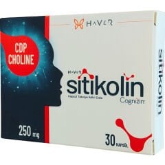Haver Sitikolin Cognizin 250 mg 30 Kapsül