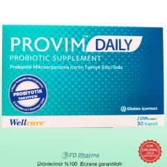 Wellcare Provim Daily Probiyotik Takviye Edici Gıda 30 Kapsül