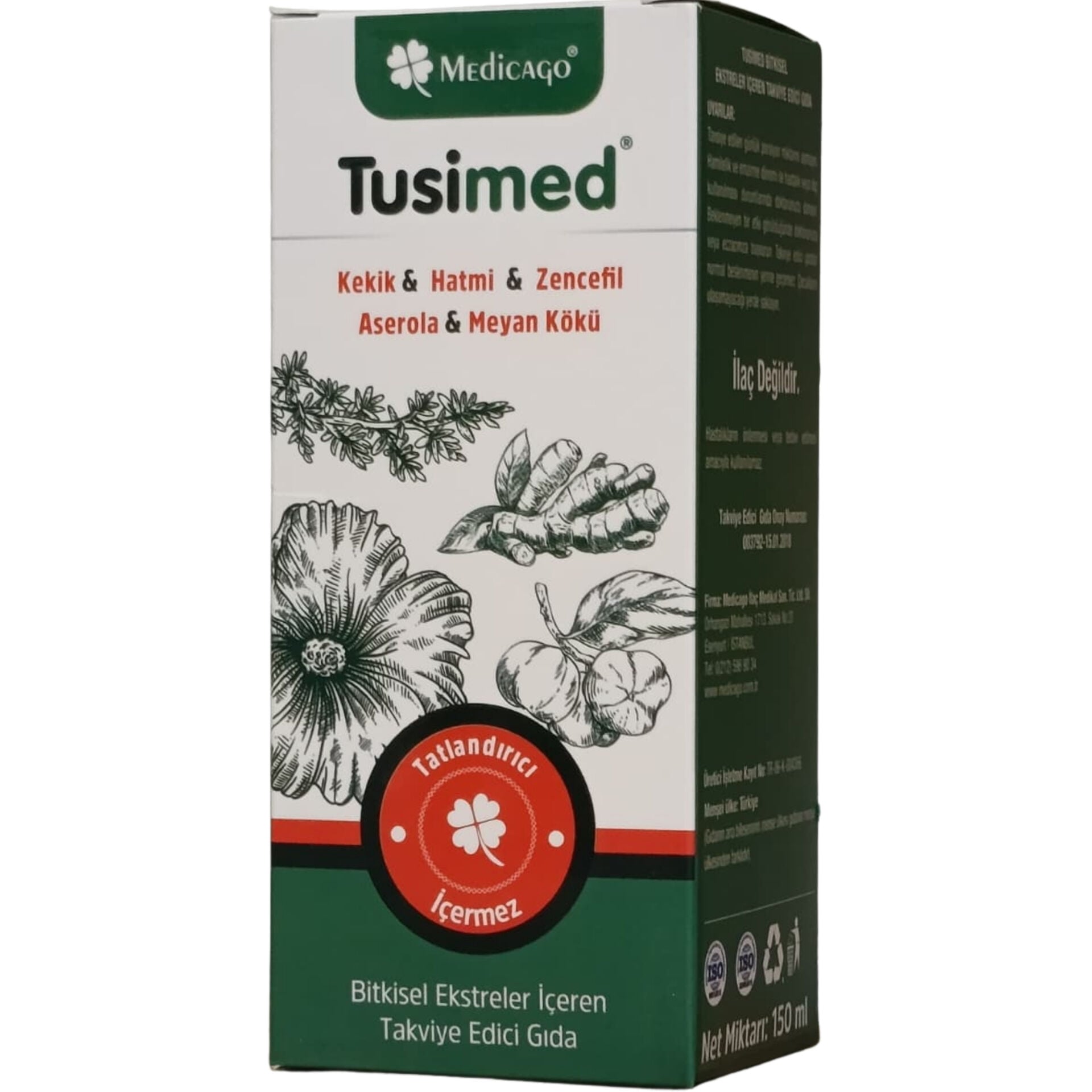 Medicago Tusimed Şurup 150 ml
