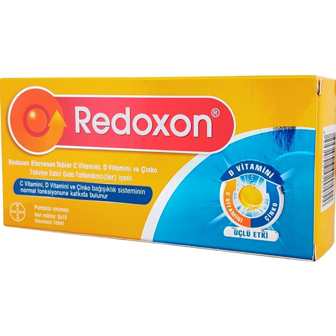 Redoxon Üçlü Etki  Takviye Edici Gıda 30 Efervesan Tablet