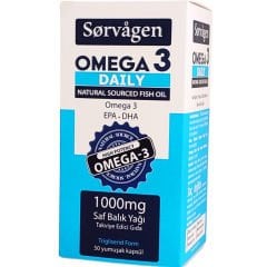 Sorvagen Omega 3 Daily Saf Balık Yağı 50 Kapsül