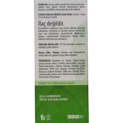 Tusipan 100 ml – Meyan Kökü, Fesleğen, Galanya, Zerdeçal, Darıfülfül, Nane ve Zencefil İçeren Sıvı Takviye Edici Gıda