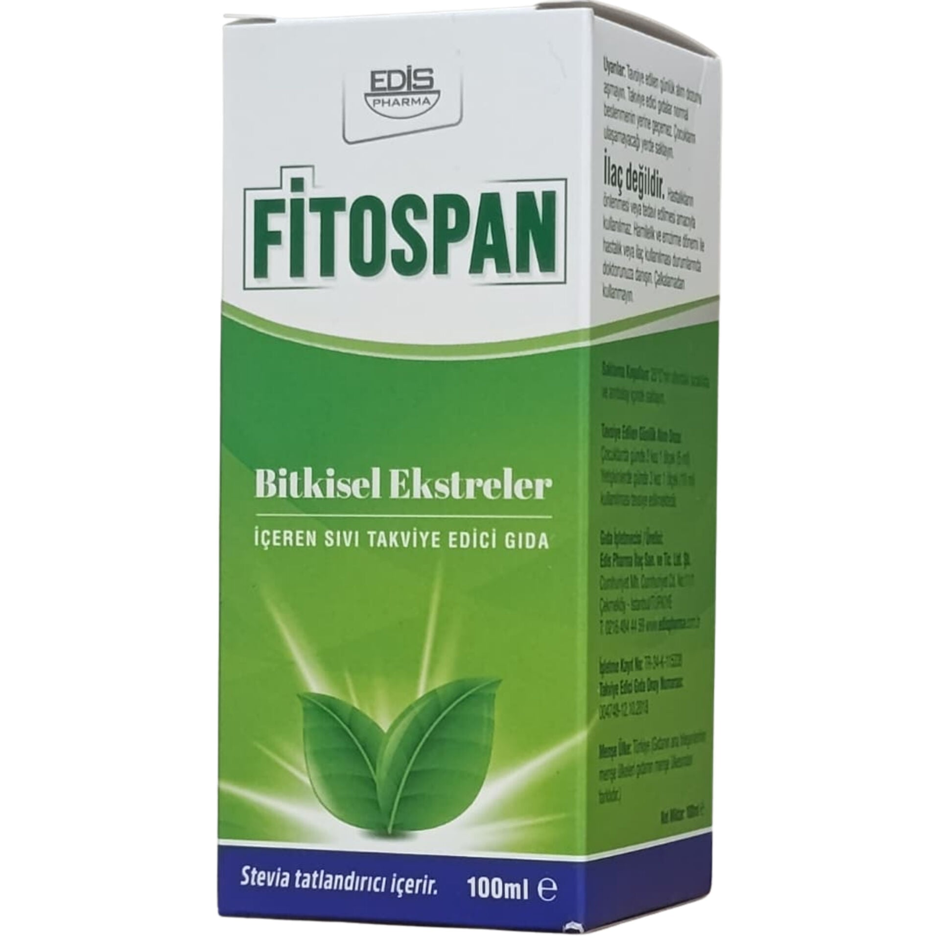 Fitospan Bitkisel Ekstreler İçeren Sıvı Takviye Edici Gıda 100 ml