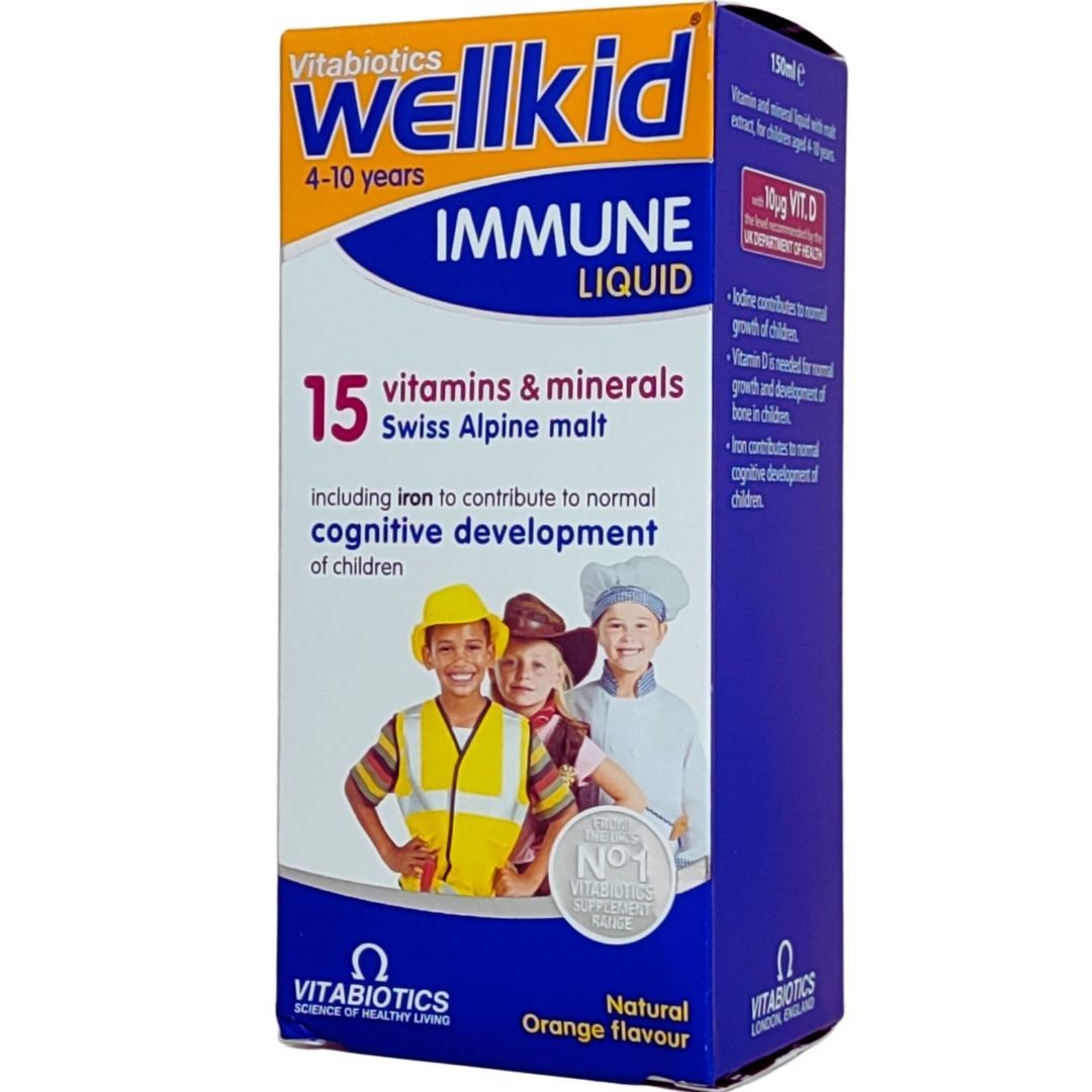 Vitabiotics Wellkid Immune Liquid Sıvı Takviye 150 ml