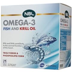 NBL Omega-3 Fish and Krill Oil 100 Yumuşak Kapsül