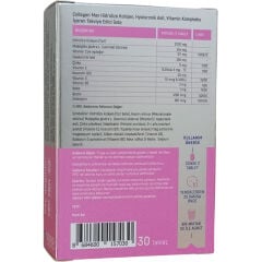 Goodday Beauty Collagen Max Hidrolize Kolajen, Hyaluronik Asit ve Vitamin Kompleks 30 Tablet