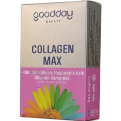 Goodday Beauty Collagen Max Hidrolize Kolajen, Hyaluronik Asit ve Vitamin Kompleks 30 Tablet
