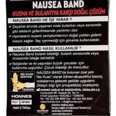 Banduff Bulantı ve Kusma Önleyici Bileklik Yetişkin Siyah