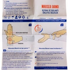 Banduff Bulantı ve Kusma Önleyici Bileklik Yetişkin Siyah
