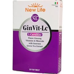 New Life GinVit-Lc Takviye Edici Gıda 30 Tablet