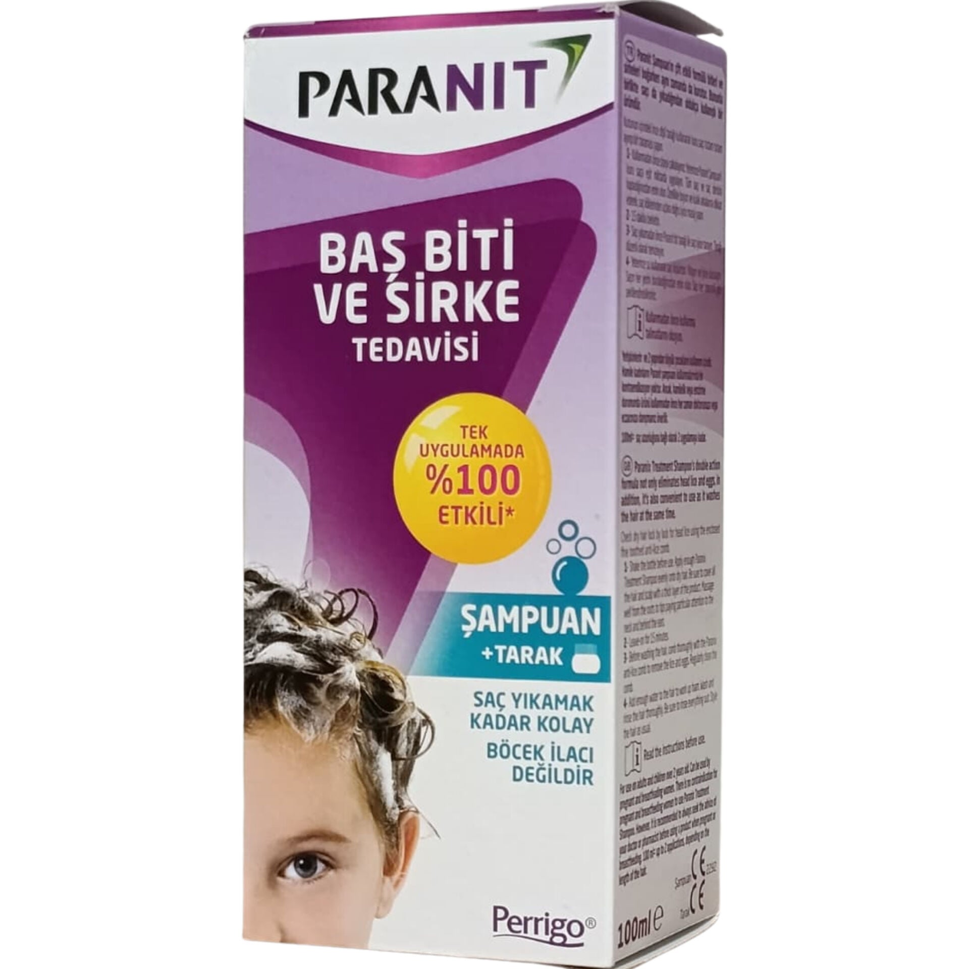 Paranit Bit Şampuanı 100 ml + Tarak
