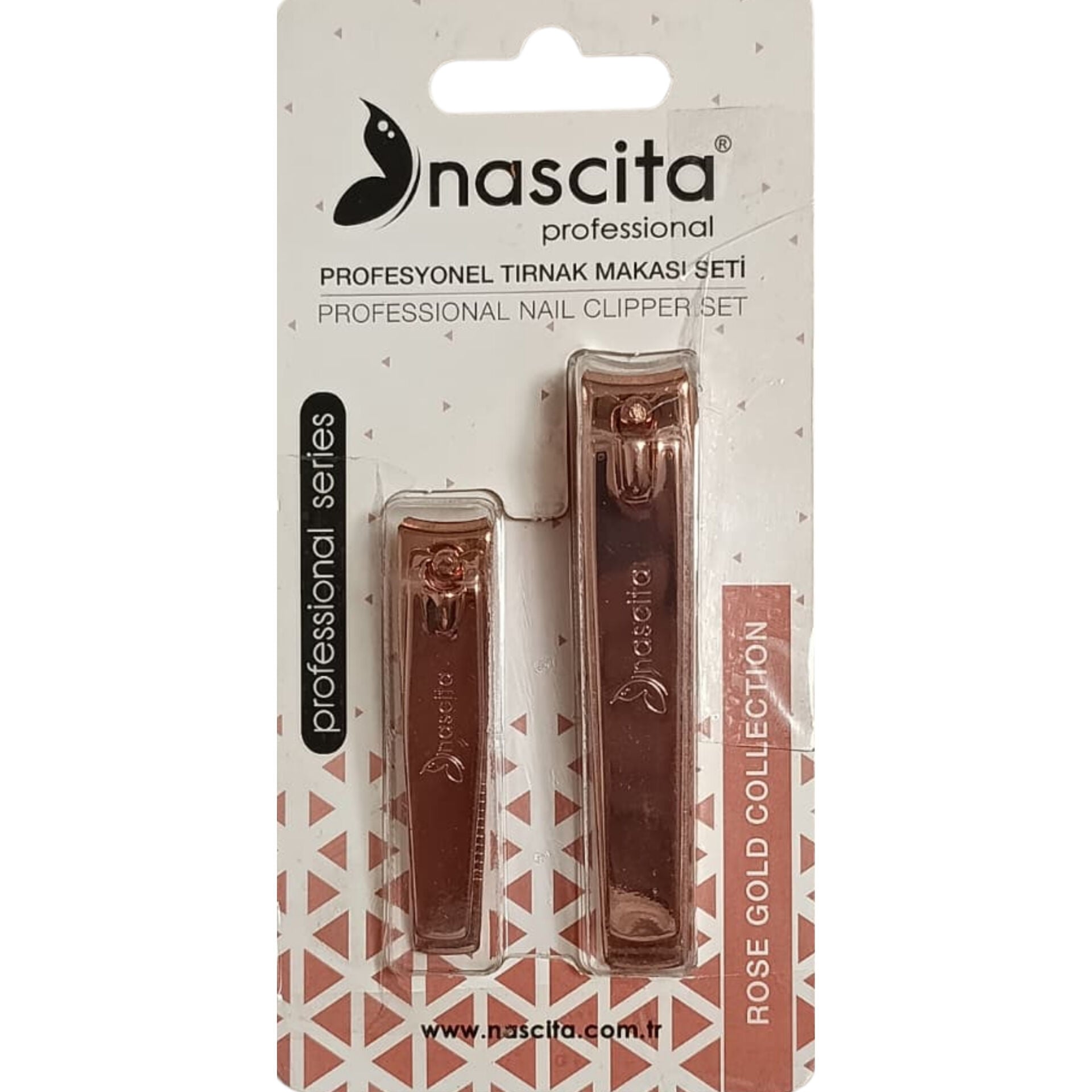 Nascita Professional Rose Gold Profesyonel Tırnak Makası Seti 2’li – NASXMK S SET05
