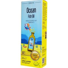 Ocean Omega 3 Limonlu Balık Yağı Şurubu 150 ml