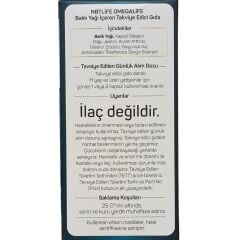 NBT Life Omegalife 2400 Balık Yağı 30 × 2 Kapsül