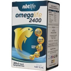 NBT Life Omegalife 2400 Balık Yağı 30 × 2 Kapsül