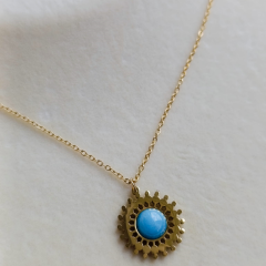 Paslanmaz Çelik Yuvarlak Uçlu Kolye