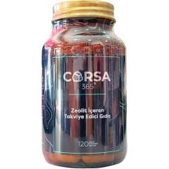 CORSA 365 Zeolit İçeren 120 Kapsül Takviye Edici Gıda