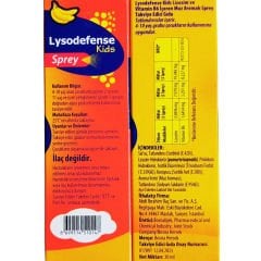 Lysodefense Kids Sprey 30 ml