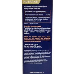 Nutraxin Propolis Ekstresi İçeren Nane Aromalı Boğaz Spreyi 30 ml