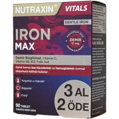 Nutraxin Vitals Iron Max 17 mg 90 Tablet