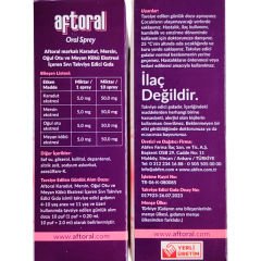 Aftoral Bitkisel Oral Sprey 20 ml