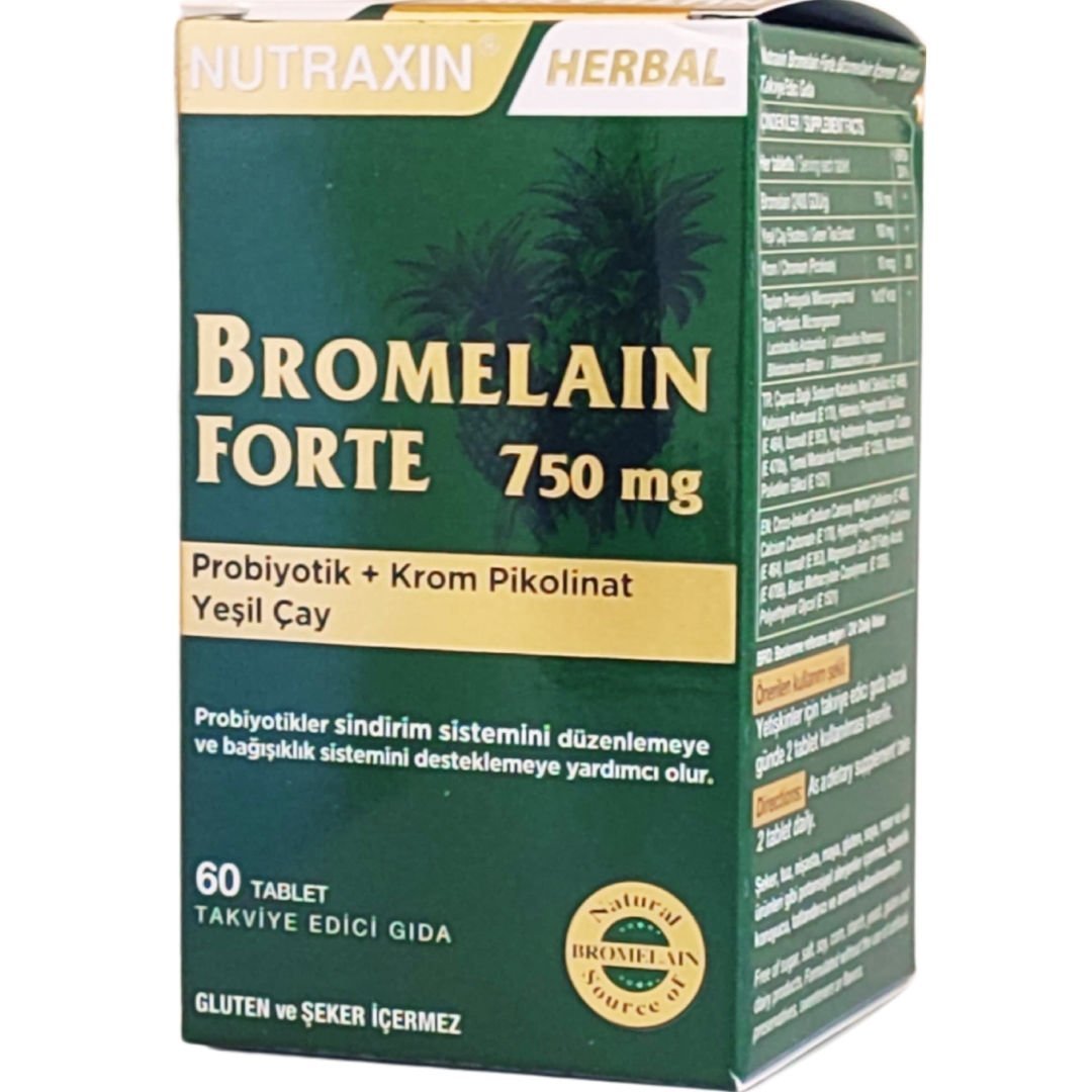 Nutraxin Bromelain Forte 60 Tablet