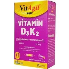 Vitagil Puff Vitamin D3K2 Sprey 20 ml
