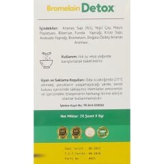 Bromelain Detox 20 Saşe