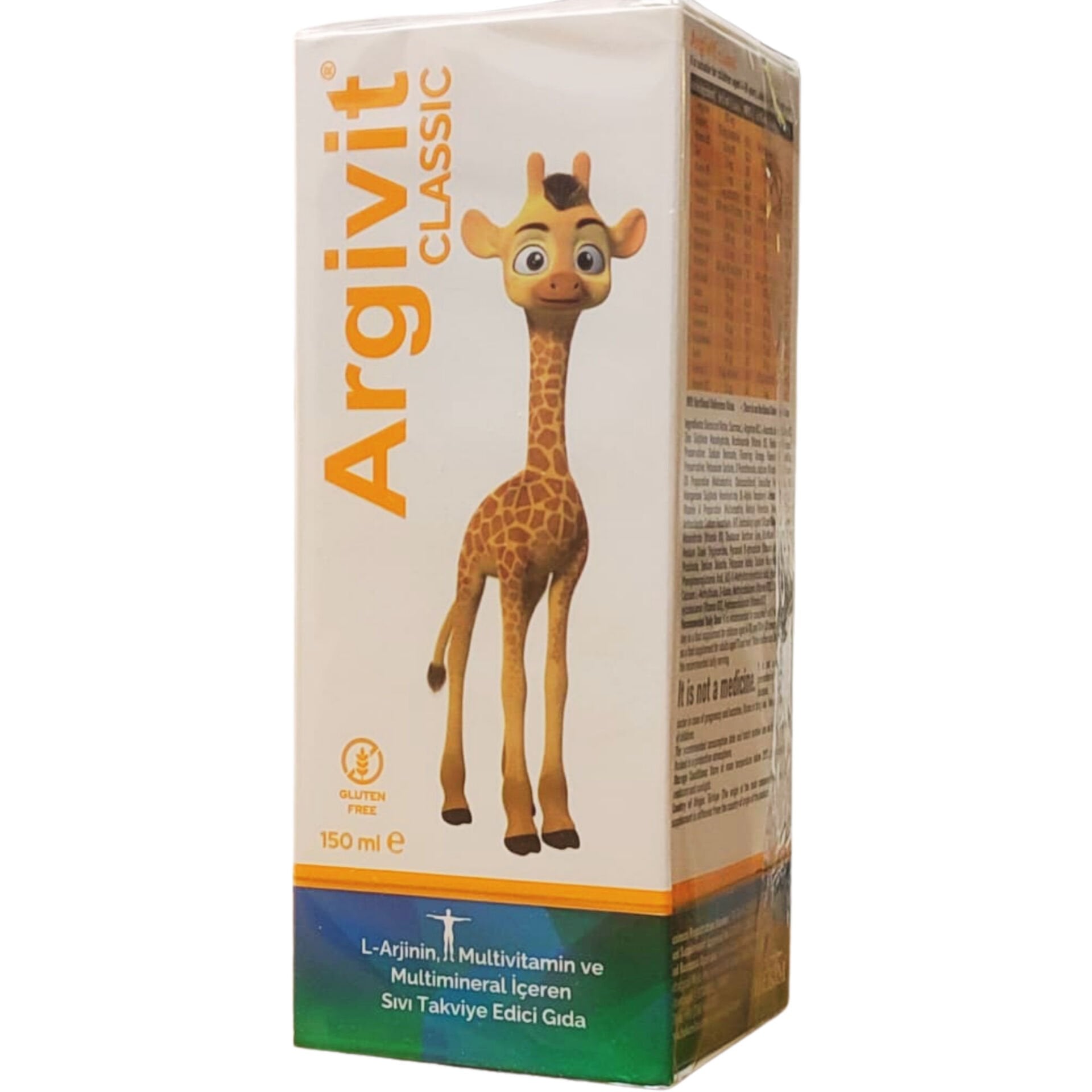Argivit Classic L-Arjinin, Multivitamin ve Multimineral 150 ml