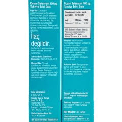 Ocean Selenyum 100 mcg 30 Tablet
