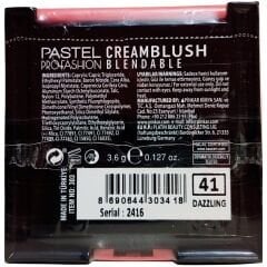 Pastel Cream Blush 41 Dazzling - Krem Allık