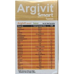 Argivit Smart Multivitamin ve Multimineral 30 Tablet