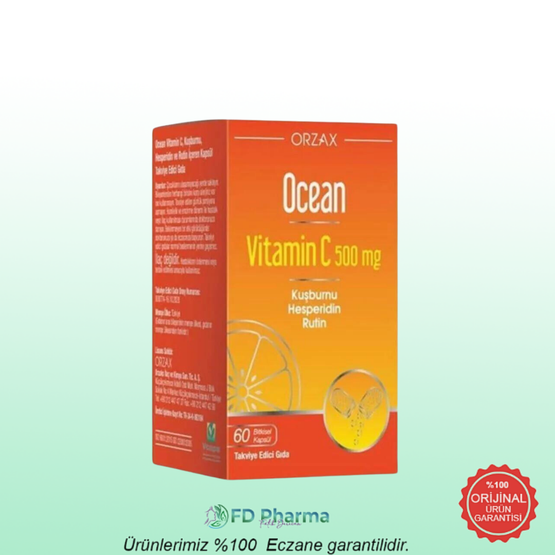 Ocean Vitamin C 500 mg 60 Tablet