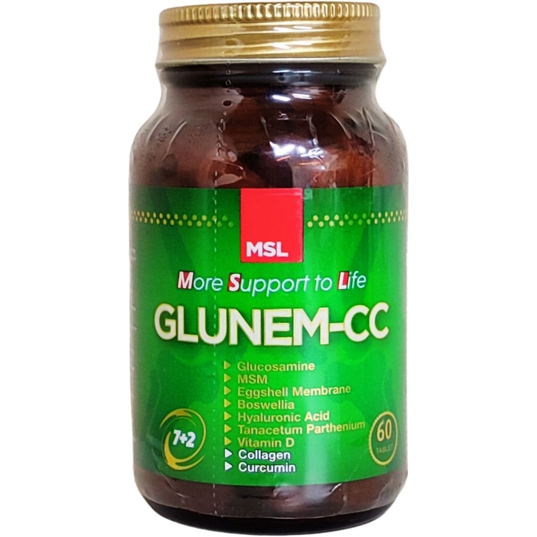 MSL Glunem-CC Collagen Curcumin Glukozamin 60 Tablet