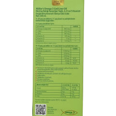 Möller's Omega 3 Doğal Elma Aromalı Balık Yağı Şurubu 250 ml