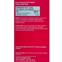 Ocean Koenzim Q10 + Karabiber Ekstresi 30 Kapsül