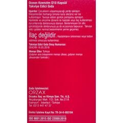 Ocean Koenzim Q10 + Karabiber Ekstresi 30 Kapsül