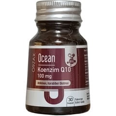 Orzax Ocean Koenzim Q10 100 mg + Karabiber Ekstresi İçeren 30 Kapsül