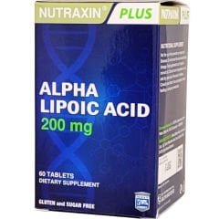 Nutraxin Alpha Lipoic Acid 200 mg 60 Tablet