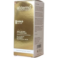 Alldermo Kırışıklık Karşıtı ve Nemlendirici Altın Serum 30 ml